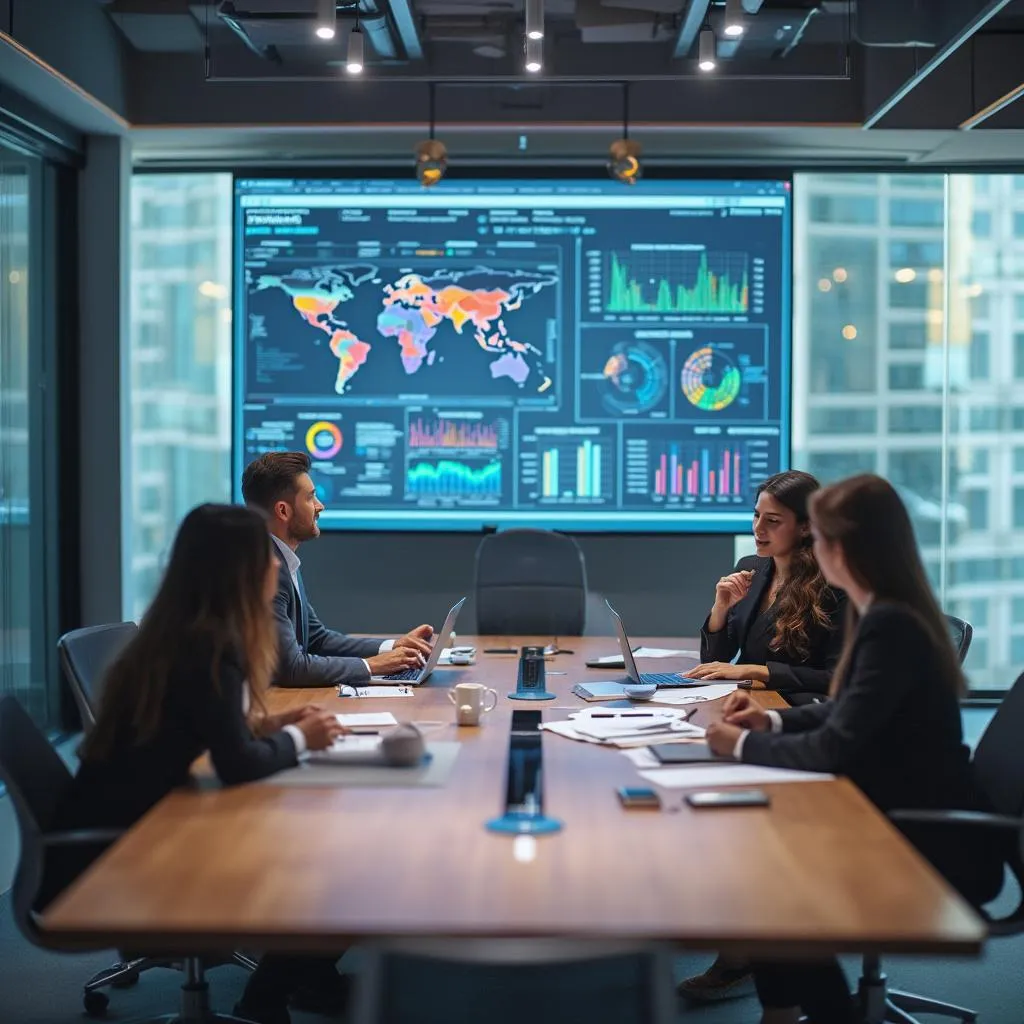 Sesión de estrategia con clientes